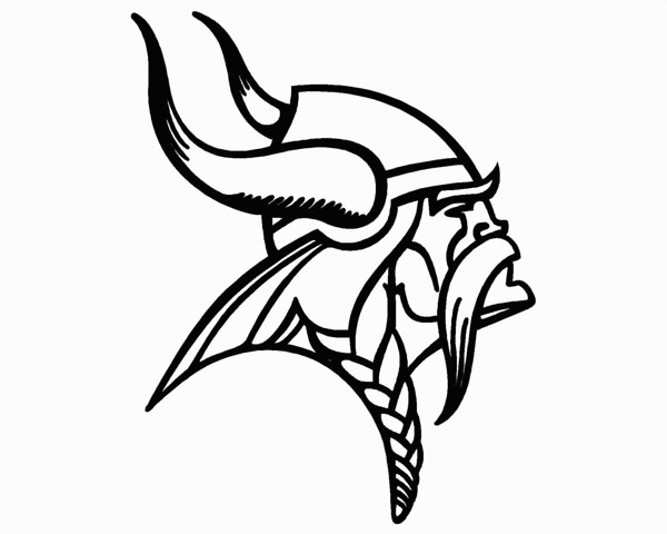 Teays Valley Viking Logo Coloring Pages